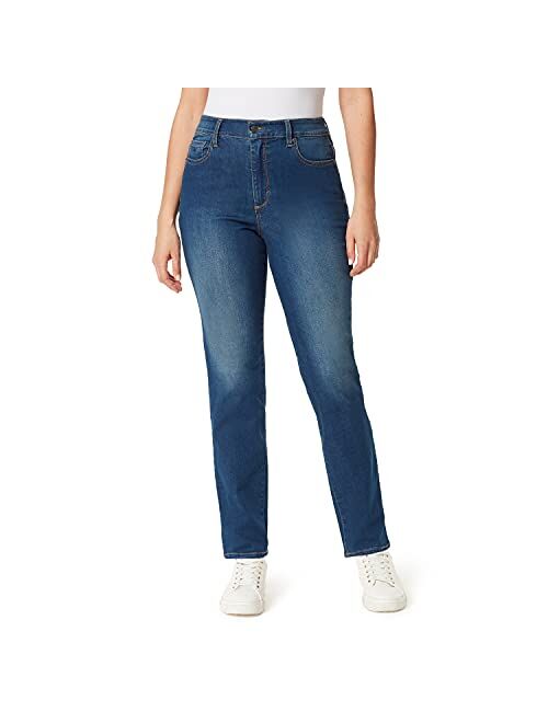 Gloria Vanderbilt Women's Amanda Slim High Rise Signature Pocket Petite Jean