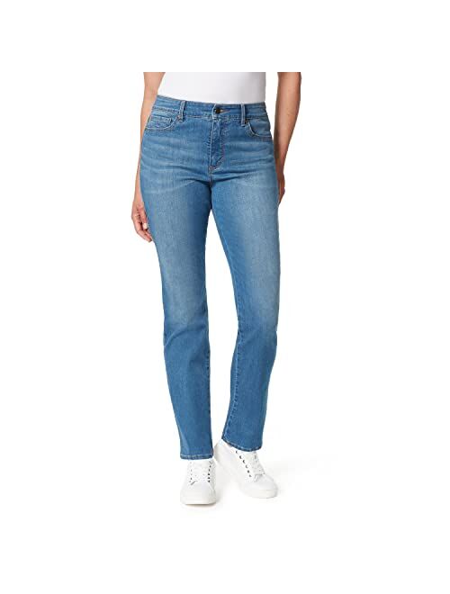 Gloria Vanderbilt Women's Amanda Slim High Rise Signature Pocket Petite Jean