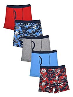 Clothing Boy's Camo Prints Assorted 5 Pack Boxer Briefs