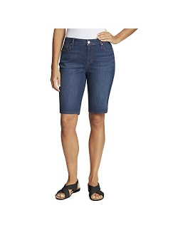 Women's Mid Rise Feminine Cut Bermuda Short