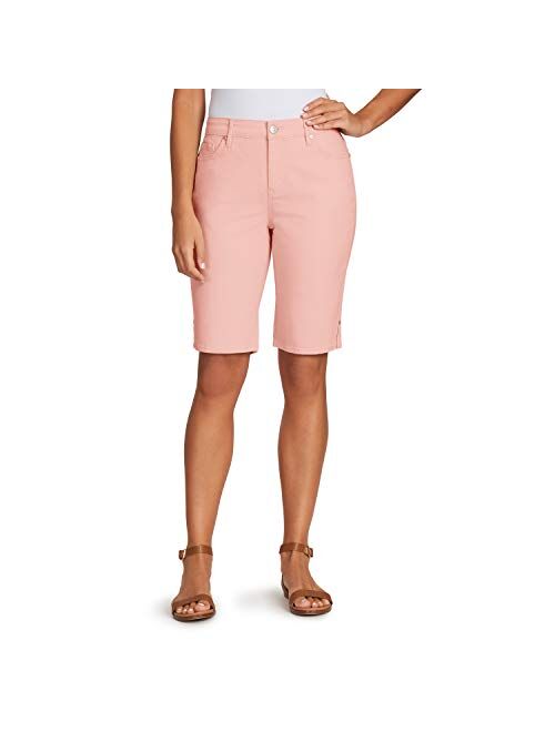 Gloria Vanderbilt Women's Mid Rise Feminine Cut Bermuda Short