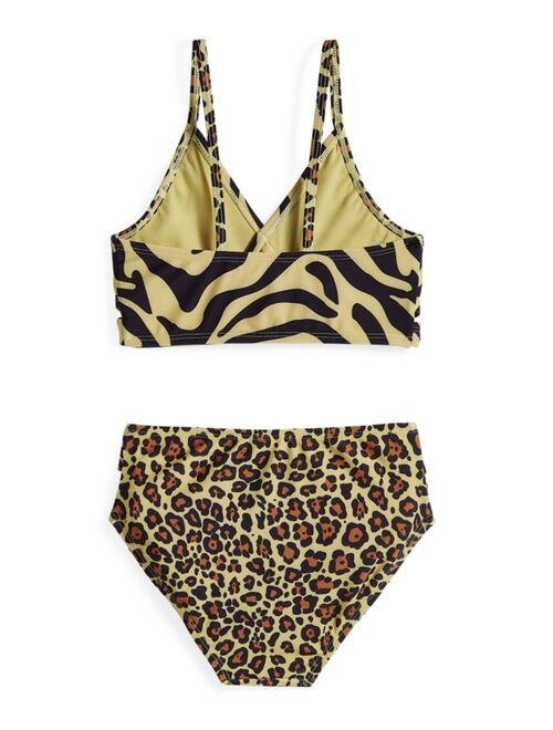 Breaking Waves Big Girls 2-Pc. Wild Child Swimsuit