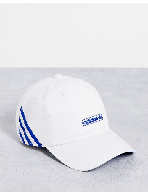 adidas Originals Relaxed Forum strapback cap in white