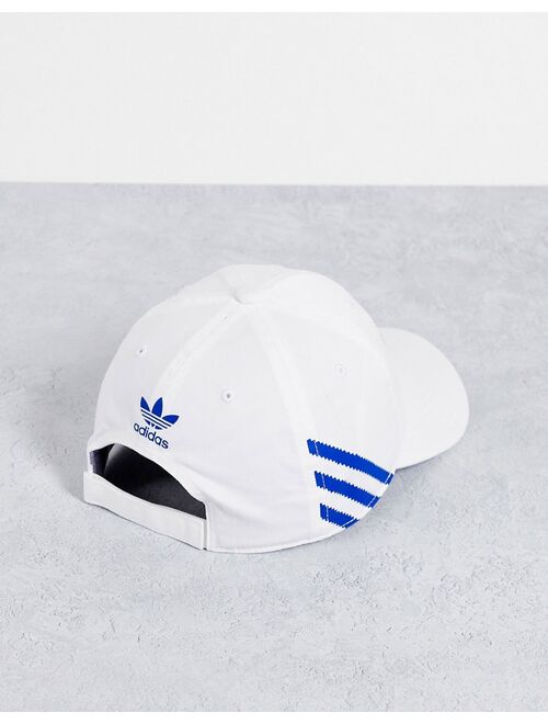 adidas Originals Relaxed Forum strapback cap in white