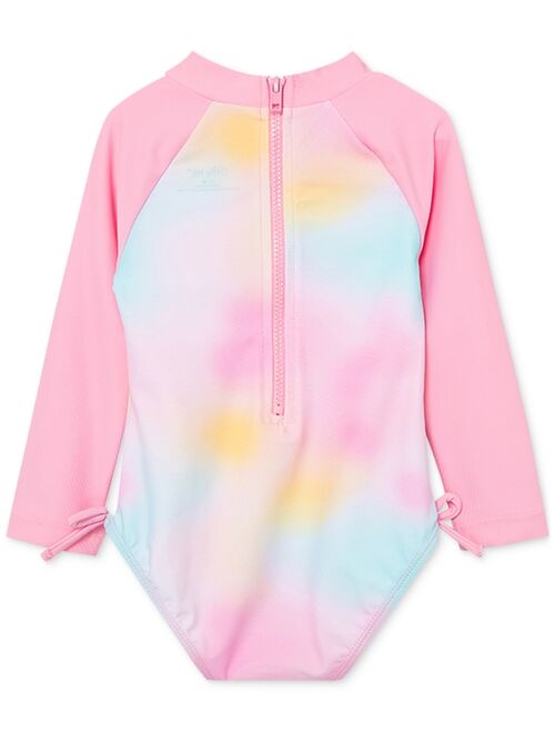 Little Me Baby Girls 1-Pc. Fish Rash Guard