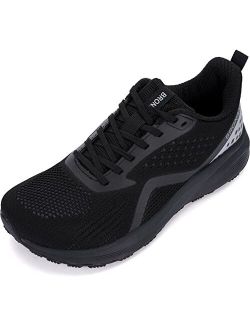 Men's Cushioned Supportive Road Running Shoes | Wide Toe Box | Rubber Outsole