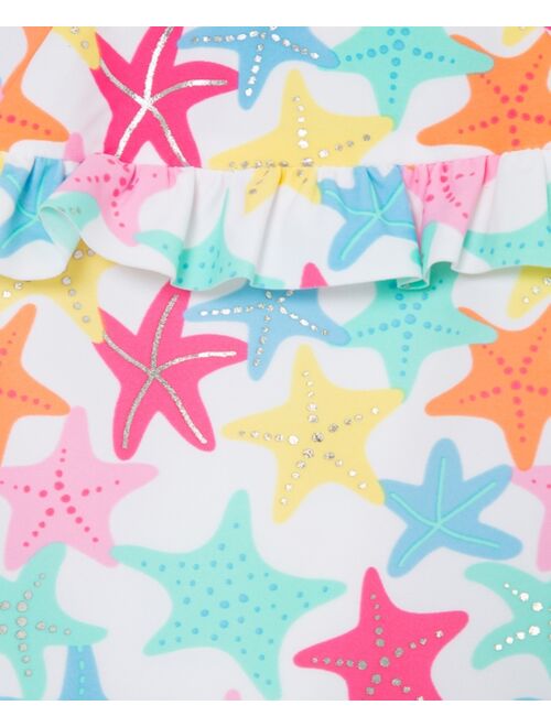Little Me Baby Girls 2-Pc. Starfish Rash Guard