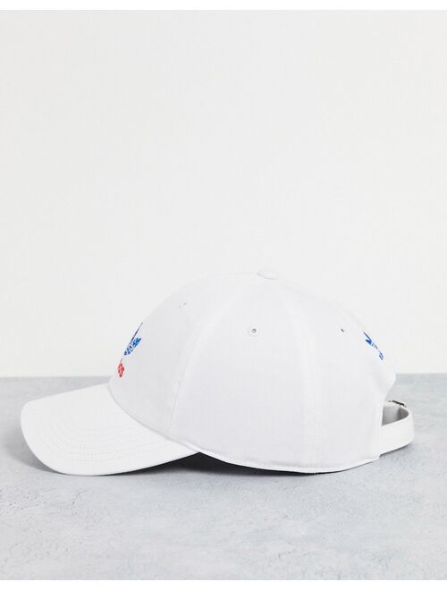 adidas Originals Americana relaxed cap in white