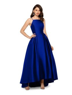 Petite Satin Ball Gown