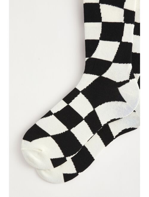 Urban Outfitters Check Pattern Crew Sock