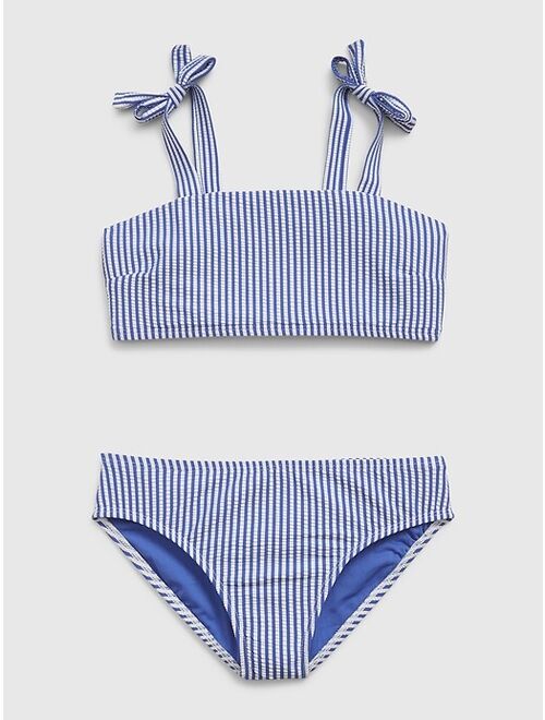 GAP Kids Recycled Tie-Strap Swim Two-Piece