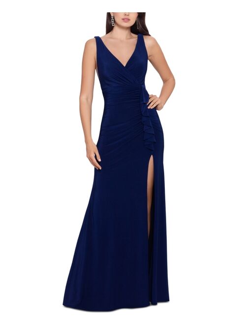 Buy Betsy & Adam Ruched Gown online | Topofstyle