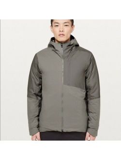 Men's Pinnacle Warmth Jacket CBND Carbon Dust Large Goose Down New
