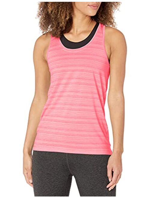 Danskin Women's Performance Fitted Racerback Tank Top