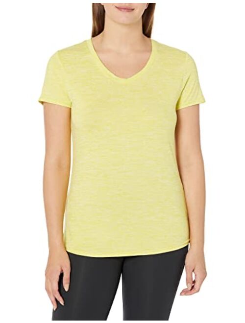 Danskin Women's 2 Pack Essential V Neck T-Shirt