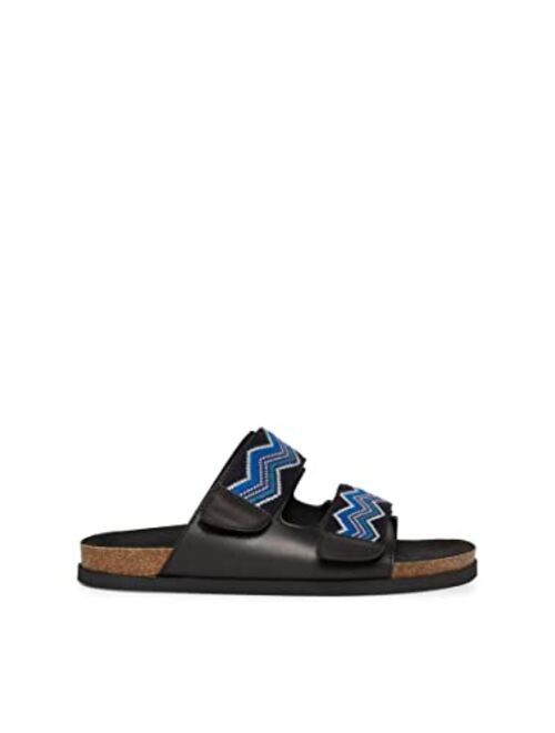 Missoni velcro adjustable embroidered Men's Sandal