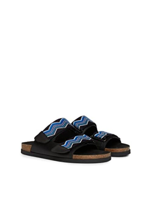 Missoni velcro adjustable embroidered Men's Sandal