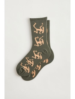 Coney Island Picnic Cave Crew Sock