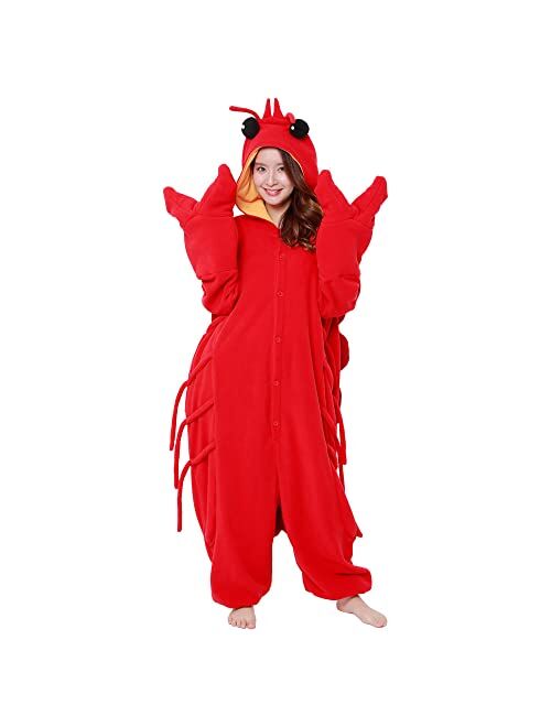 Sazac Lobster Kigurumi - Adults Kigurumi, Adults, Red