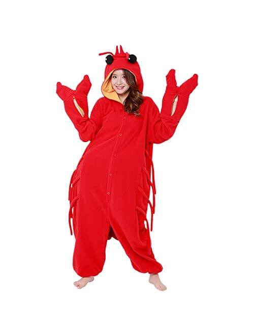 Sazac Lobster Kigurumi - Adults Kigurumi, Adults, Red