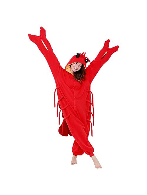 Sazac Lobster Kigurumi - Adults Kigurumi, Adults, Red