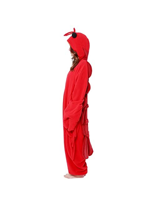 Sazac Lobster Kigurumi - Adults Kigurumi, Adults, Red