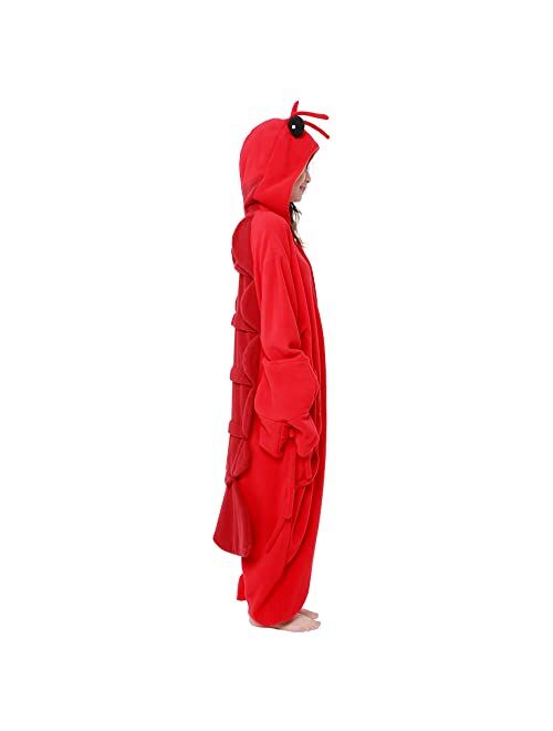 Sazac Lobster Kigurumi - Adults Kigurumi, Adults, Red