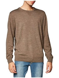 Men's Lightweight Merino Wool Crewneck Sweater