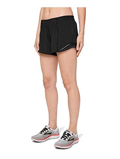 Lululemon Athletica Hotty Hot Short Low Rise 4 Long Black 6 Numeric 6