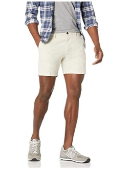 Men's 7" Inseam Flat-Front Stretch Chino Short