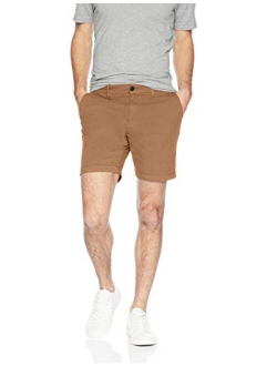 Men's 7" Inseam Flat-Front Stretch Chino Short