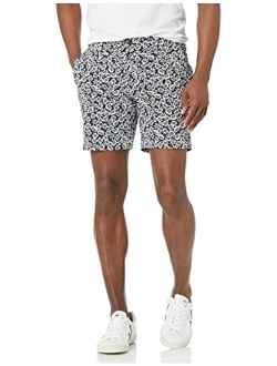 Men's 7" Inseam Flat-Front Stretch Chino Short