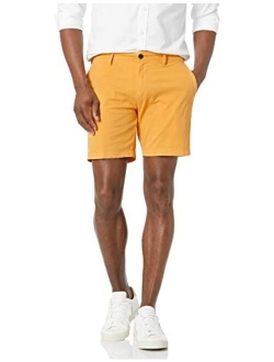 Men's 7" Inseam Flat-Front Stretch Chino Short