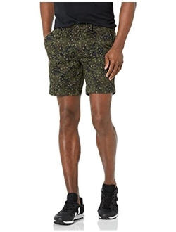 Men's 7" Inseam Flat-Front Stretch Chino Short