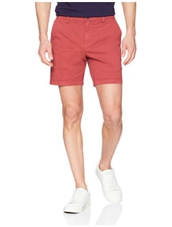 Men's 7" Inseam Flat-Front Stretch Chino Short