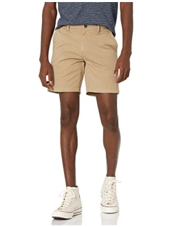 Men's 7" Inseam Flat-Front Stretch Chino Short