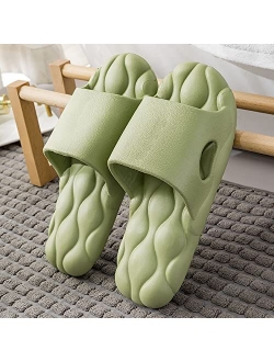 8years Womens Spa Slippers Pebble Massage Soft Slides Bath Shower Slippers Lightweight Quick Drying Bedroom Spa House Sandals for Women and Men