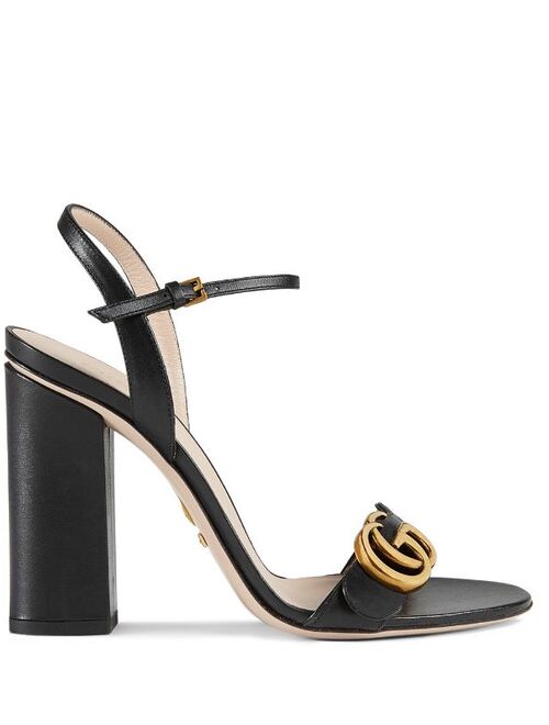 Gucci GG logo-plaque sandals