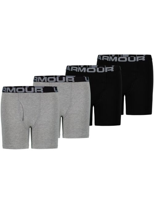 Under Armour Big Boys 4-Pk. Boxer Briefs