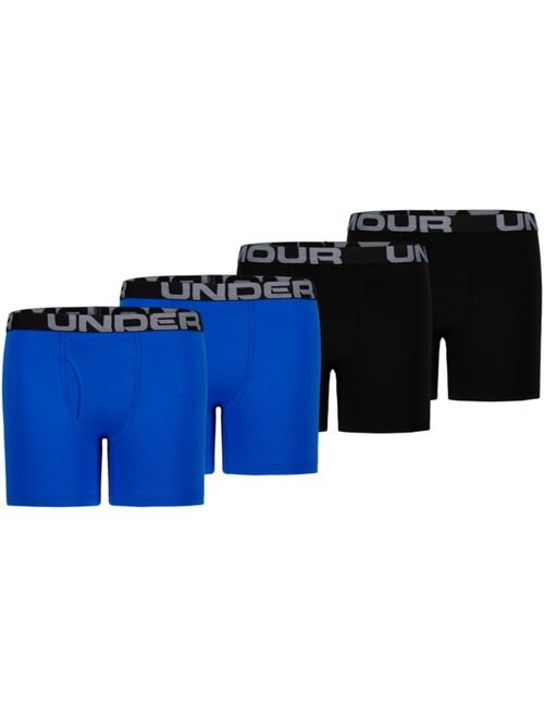 Under Armour Big Boys 4-Pk. Boxer Briefs