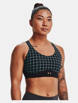 Women's UA RUSH™ SmartForm Mid Printed Sports Bra