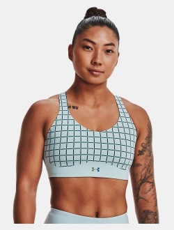 Women's UA RUSH™ SmartForm Mid Printed Sports Bra