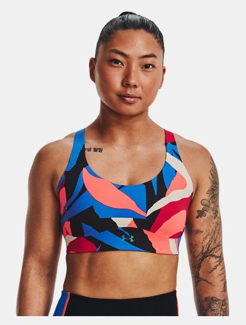 Under Armour Women's UA RUSH&trade; SmartForm Mid Printed Sports Bra