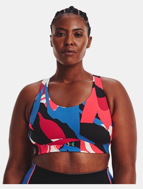 Under Armour Women's UA RUSH&trade; SmartForm Mid Printed Sports Bra