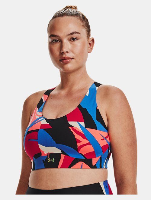 Under Armour Women's UA RUSH&trade; SmartForm Mid Printed Sports Bra