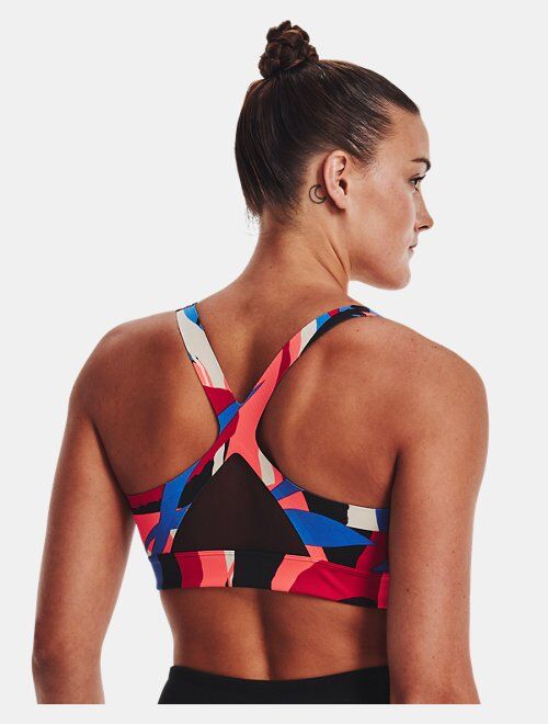 Under Armour Women's UA RUSH&trade; SmartForm Mid Printed Sports Bra