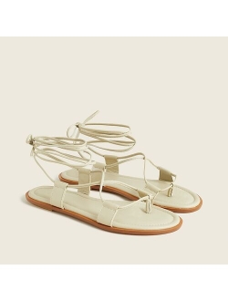 Sorrento lace-up gladiator sandals in leather