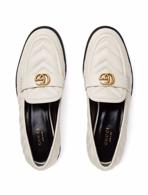 Gucci Double G matelassé loafers