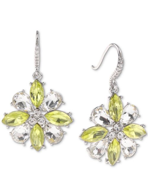 Charter Club Mixed Stone Flower Drop Earrings, Created for Macy's