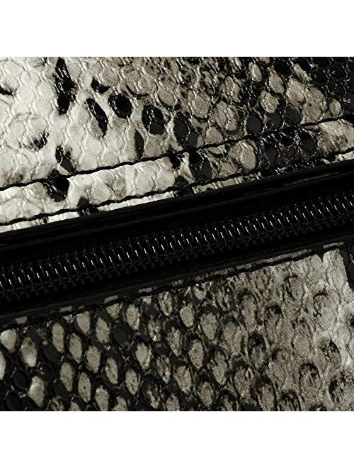 YYW Snakeskin Pattern Box Bag Shoulder Bag Fashion Ladies Crossbody Bag Purse for Prom Travel